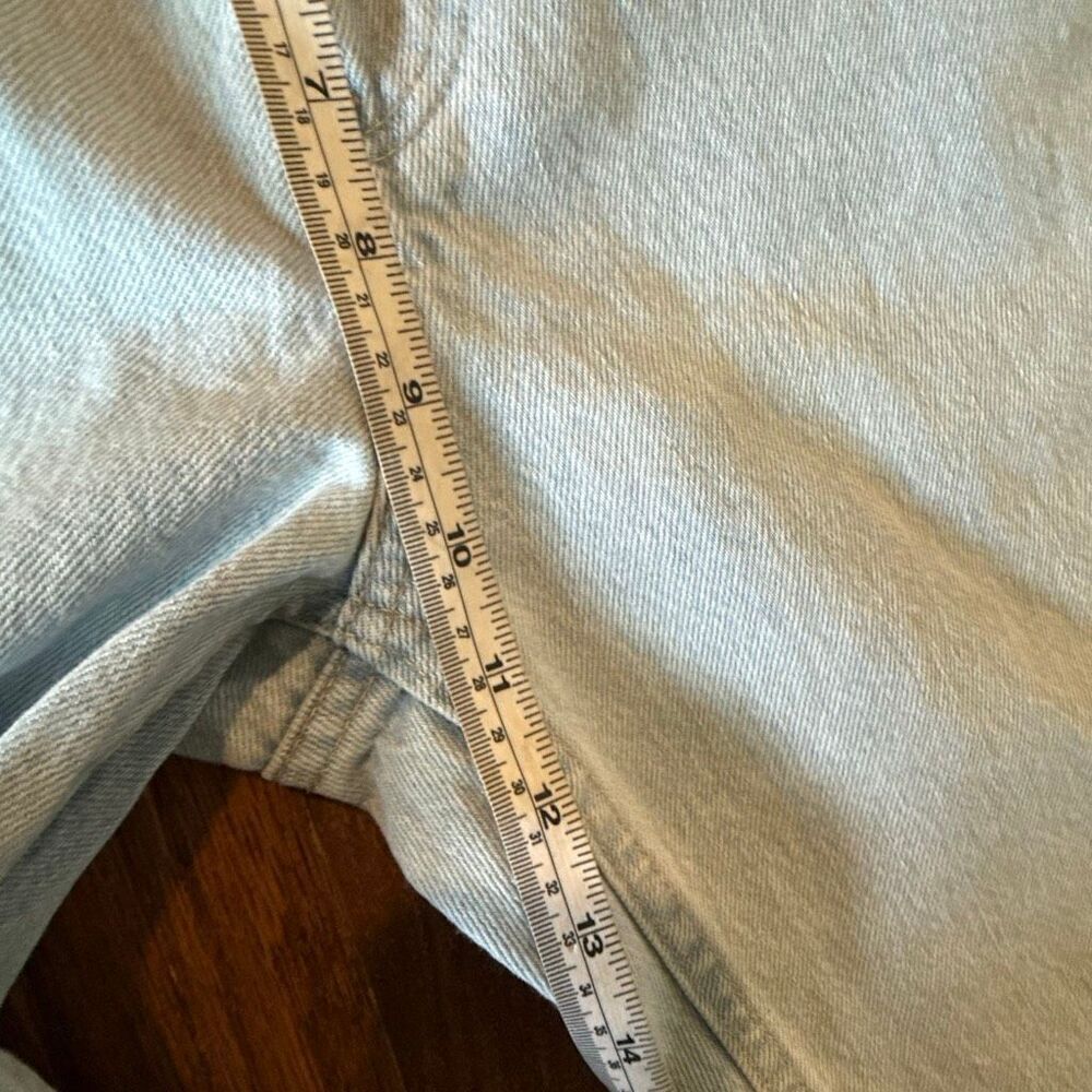 Gap barrel high rise light wash crop jeans size 2p - Picture 7 of 13
